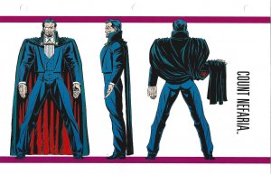 Official Handbook of the Marvel Universe Sheet- Count Nefaria