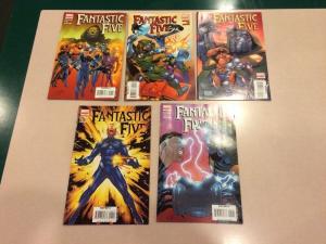 Fantastic Five 1-5 complete near mint lot set run Defalco Lim Koblish