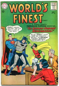 WORLDS FINEST #136 1962-DC COMICS-BATMAN-SUPERMAN-ROBIN VG/FN