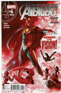 All-New, All-Different Avengers #6 Mark Waid Vision Iron Man NM