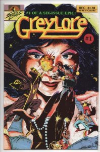 GREYLORE #1, NM , Sirius, Bo Hampton, lot more indies in store, 1985