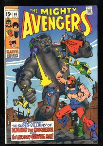 Avengers #69 FN+ 6.5 1st Grandmaster Squadron Sinister!