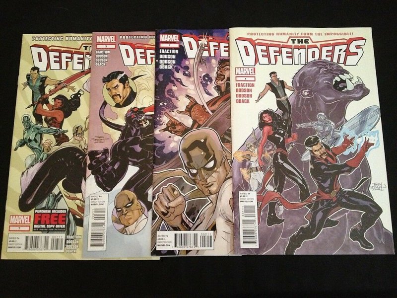 DEFENDERS #1, 2, 3, 4 VFNM Condition