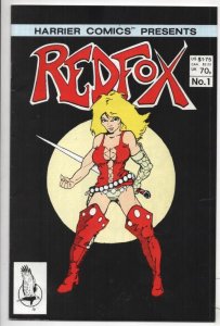 RED FOX #1, VF/NM, Harrier, 1st print, 1986, Sonja like, more Indies in store