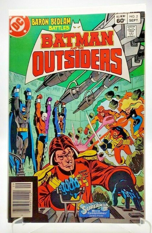 Batman and the Outsiders #2   (1983 Series) DC    NEWSSTAND    NM/NM+