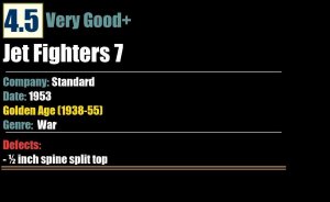 Jet Fighters #7 (1953) Standard Golden-age War VG+