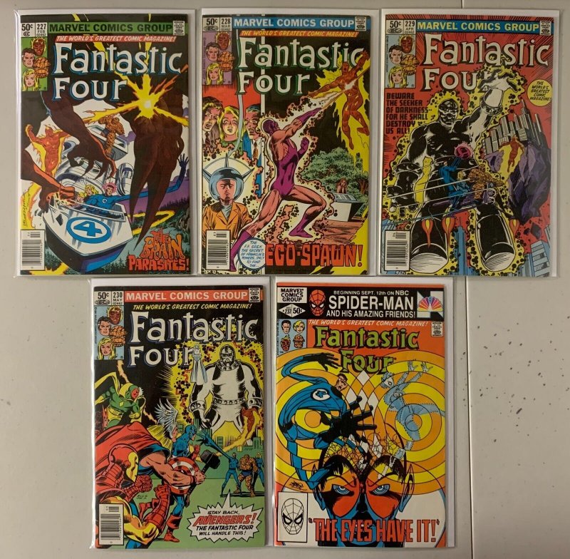 Fantastic Four comics lot #188-237 37 diff avg 6.0 (1977-81)