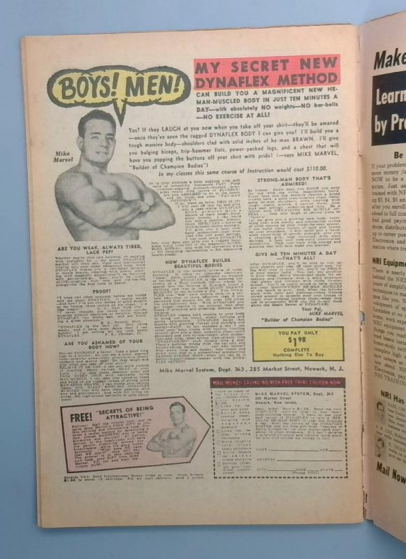 X-Men #4, 1st Scarlet Witch Spine split bottom to top Staple Marvel, 1964 KEY