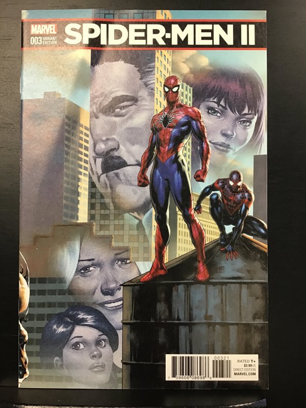 Spider-Men II #3 Variant Edition - Jesus Saiz Connecting Cover (2017)