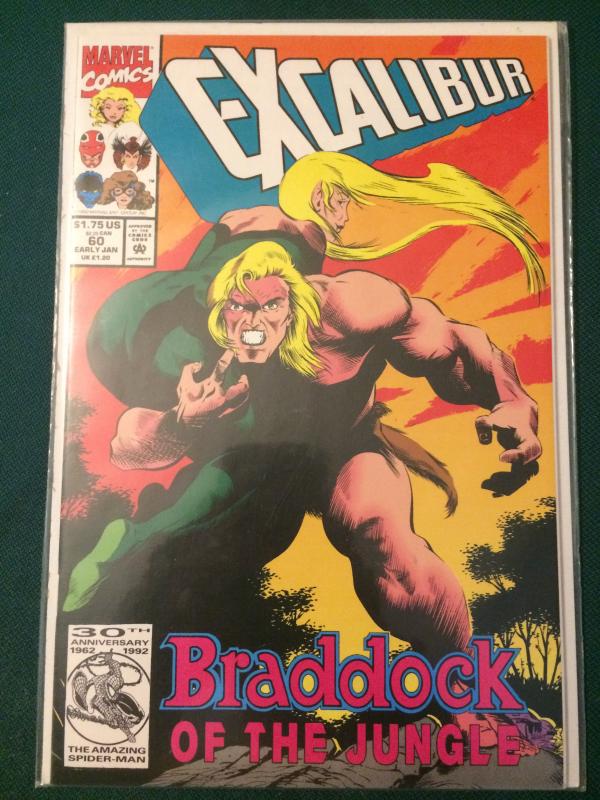 Excalibur #60 Braddock of the Jungle