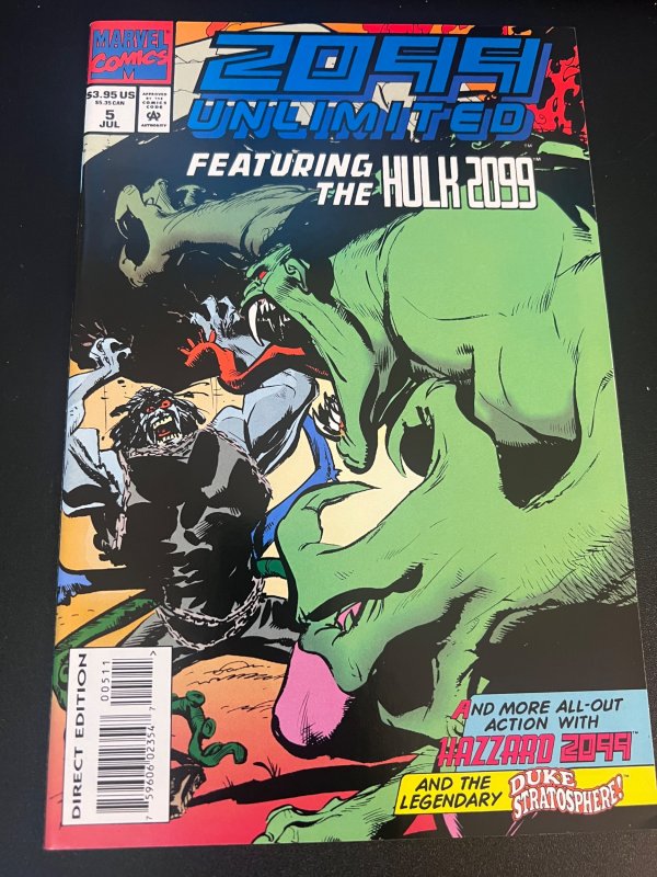 2099 Unlimited #1 - 10 (1993 - 1995) Complete anthology run Cyberpunk Marvel Uni