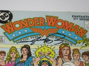 Wonder Woman #1 Signed by George Perez 1987 DC Comics VF/NM