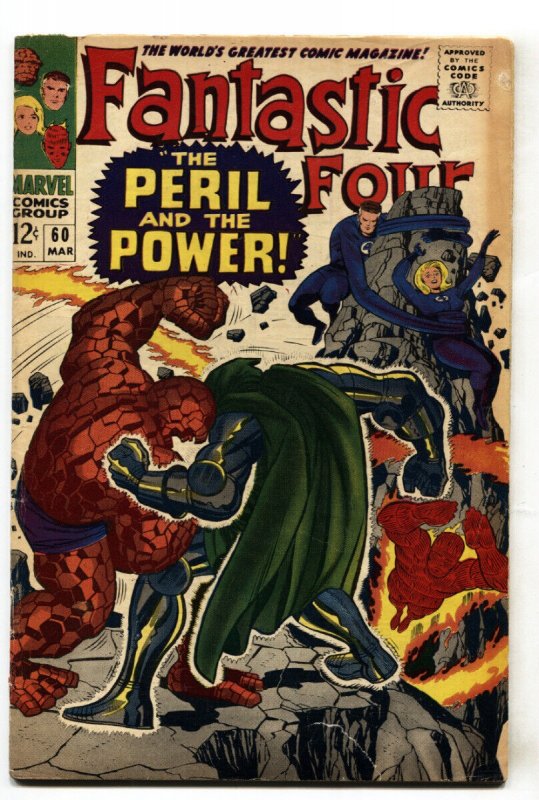 Fantastic Four #60--1967-- DR DOOM--Silver Surfer--VG