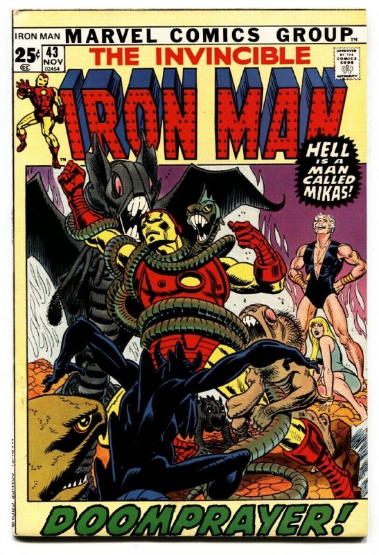 IRON MAN #43 comic book 1971 First GUARDSMAN-Marvel vf+