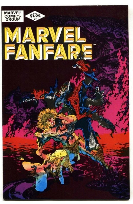 Marvel Fanfare #2 Peter Parker becomes Man-Spider comic book