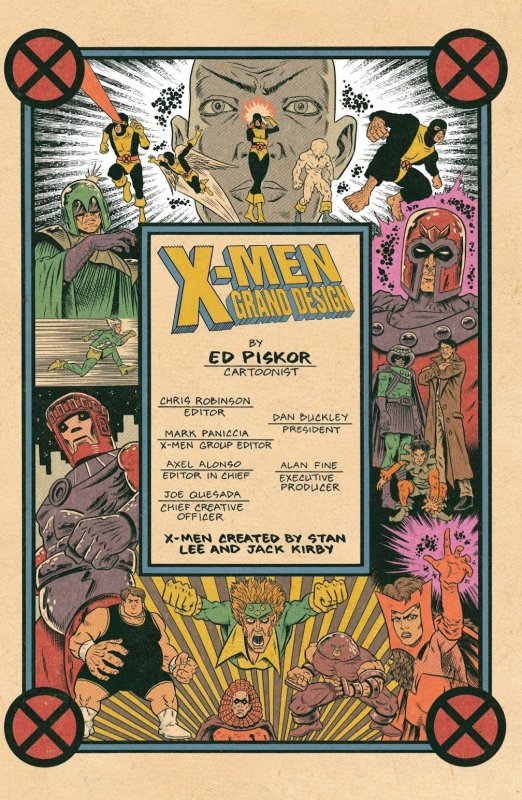 X-MEN: GRAND DESIGN #02 (2018) ED PISKOR | 2ND PRINT | TRADE DRESS