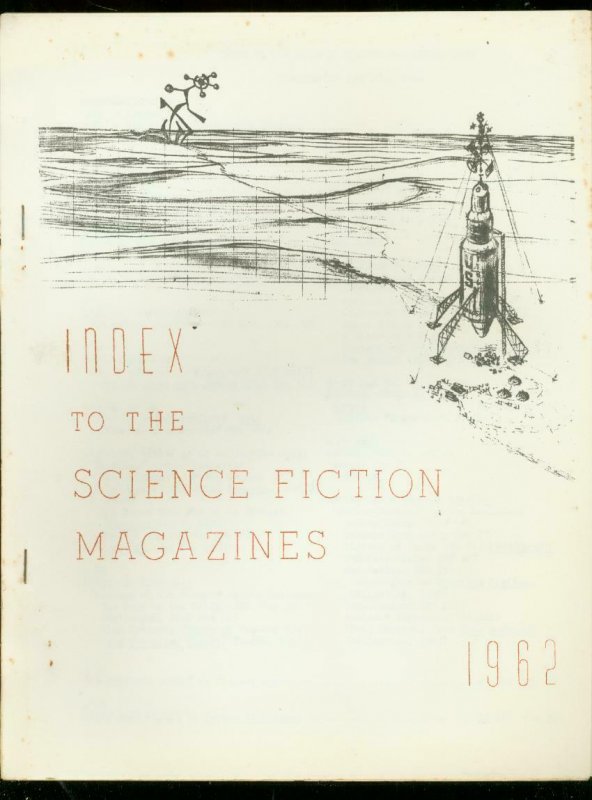 Index To The Science Fiction Magazines Fanzine Pulps 1962 VF