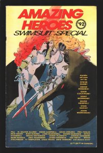 Amazing Heroes #3 1992-Swimsuit special-Pin-up art by Gray Morrow-Steve Rude-...