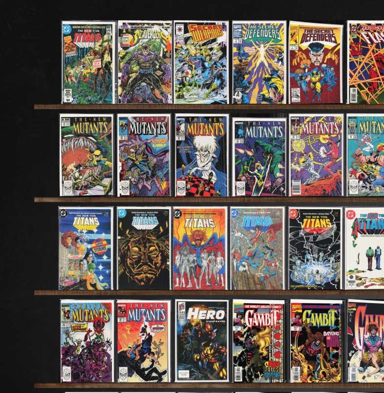 Huge Lot 150+ Comics with Guy Gardner: Warrior, The New Mutants & More!