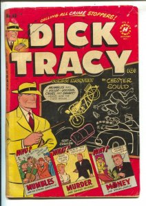 Dick Tracy #48 1952-Harvey-Chester Gould art-crime stories-bondage-Mumbles ap...