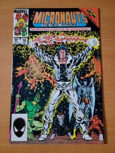 Micronauts The New Voyages #16 Direct Market Edition ~ NEAR MINT NM ~ 1986