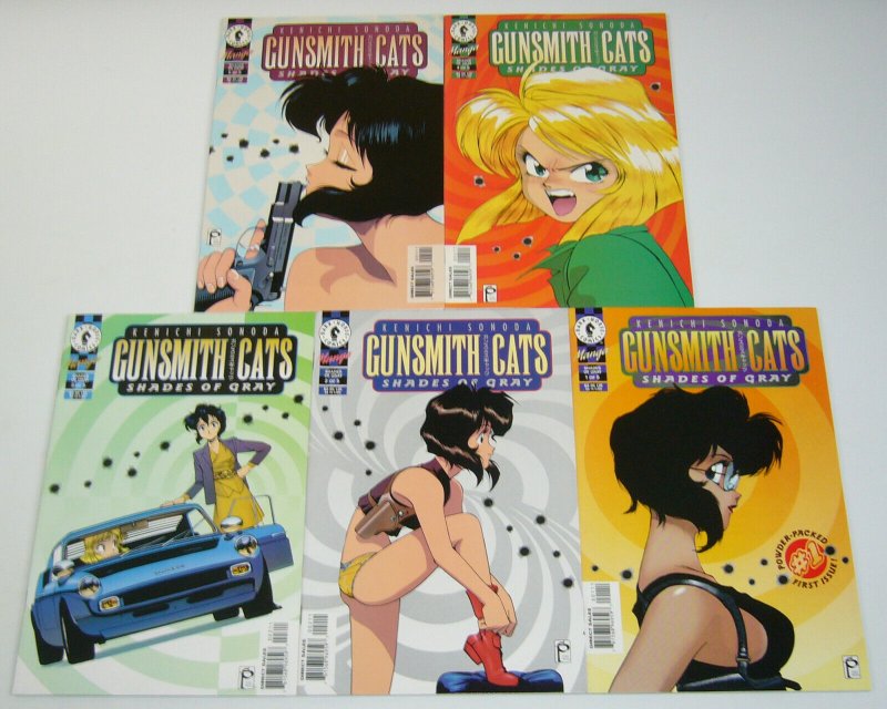 Gunsmith Cats: Shades of Gray #1-5 VF/NM complete series - studio proteus manga