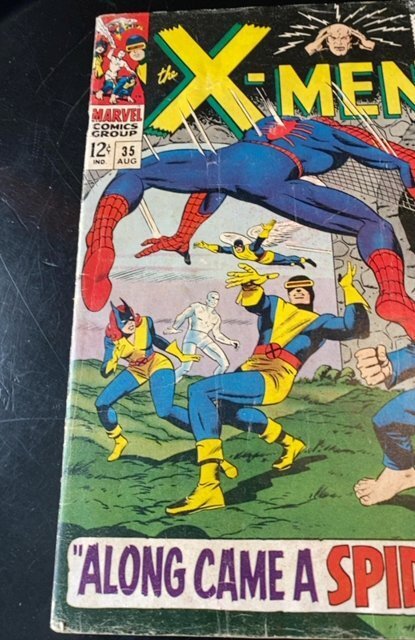 The X-Men #35 (1967)along came the spider- lower grade