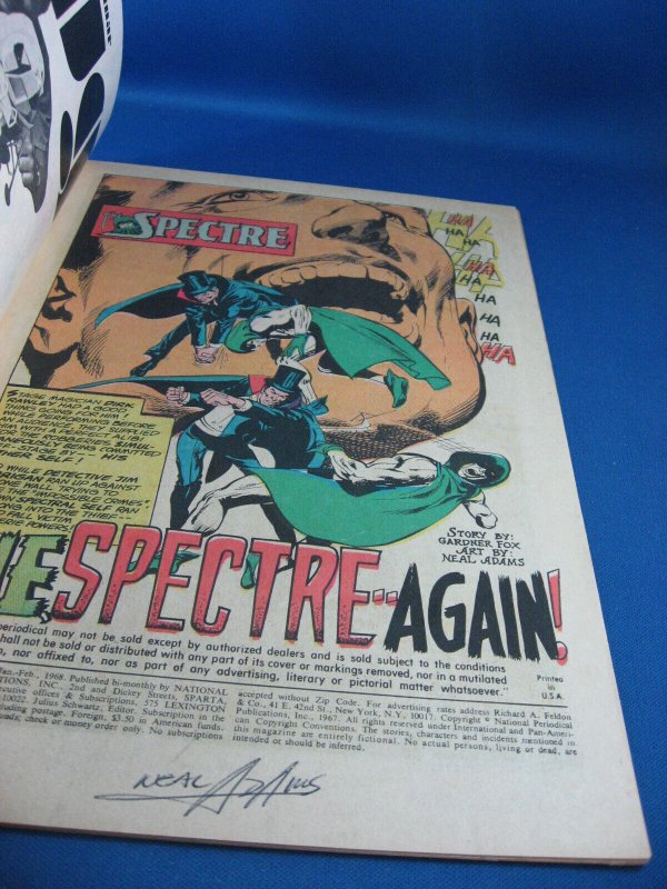 SPECTRE 2 F VF SIGNED NEAL ADAMS DC  1968