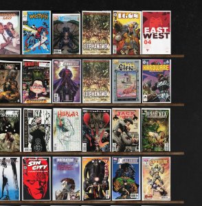 Huge Lot 150+ Comics with Excalibur, Girls, Hellblazer, Eureka & More!