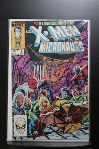 The X-Men and The Micronauts #3 Newsstand Edition (1984)