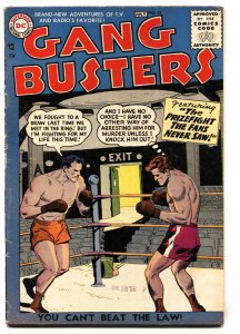 Gang Busters #52--1956--DC--boxing cover--COMIC BOOK