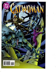 Lot Of 12 Catwoman DC Comic Books # 27 28 (2) 29 (2) 30 (3) 32 (2) 33 (2) SS7