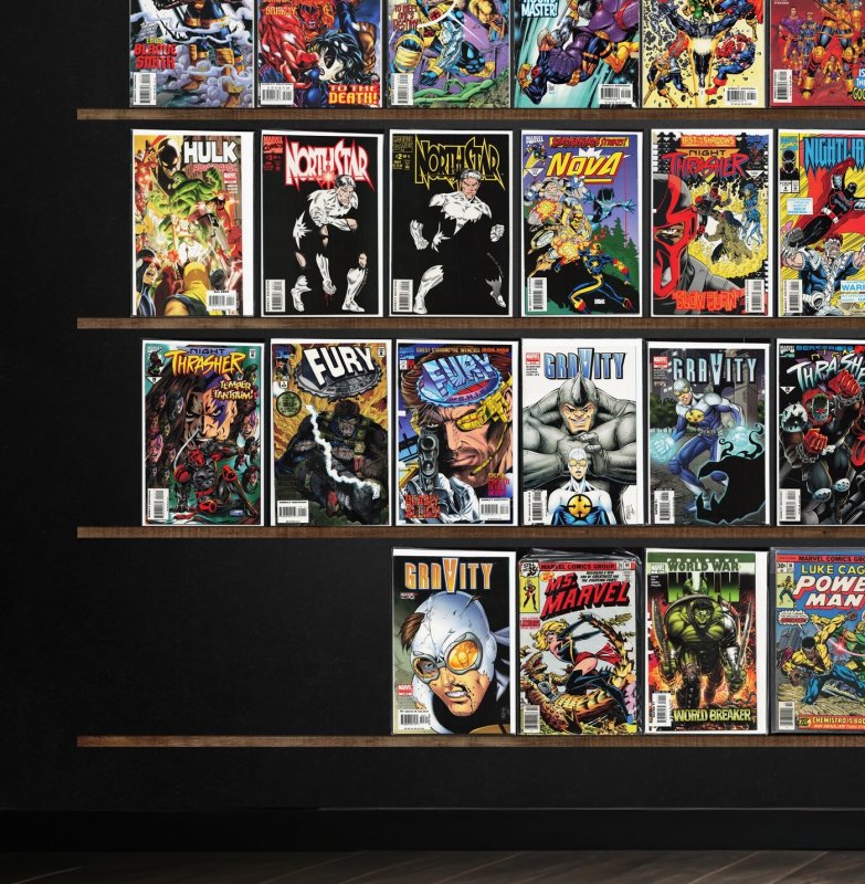 Huge Lot 150+ Comics with Cable, Nova, Night Thrasher, Nomad & More!