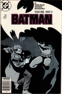 Batman #407 (Newsstand) FN ; DC | Frank Miller Year One 4