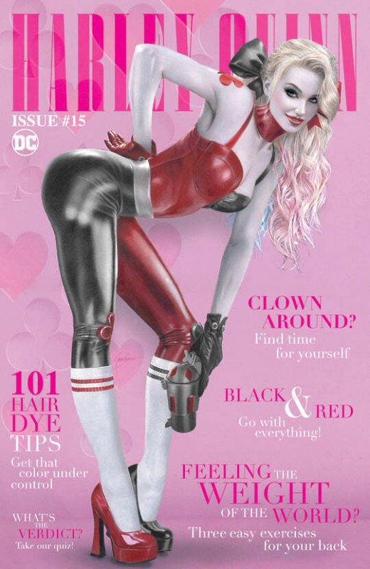 HARLEY QUINN #15 (2022) NATALI SANDERS | MAGAZINE TRADE | LTD 3000