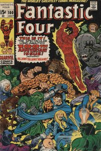 Fantastic Four (Vol. 1) #100 VG ; Marvel | low grade comic Stan Lee - Jack Kirby
