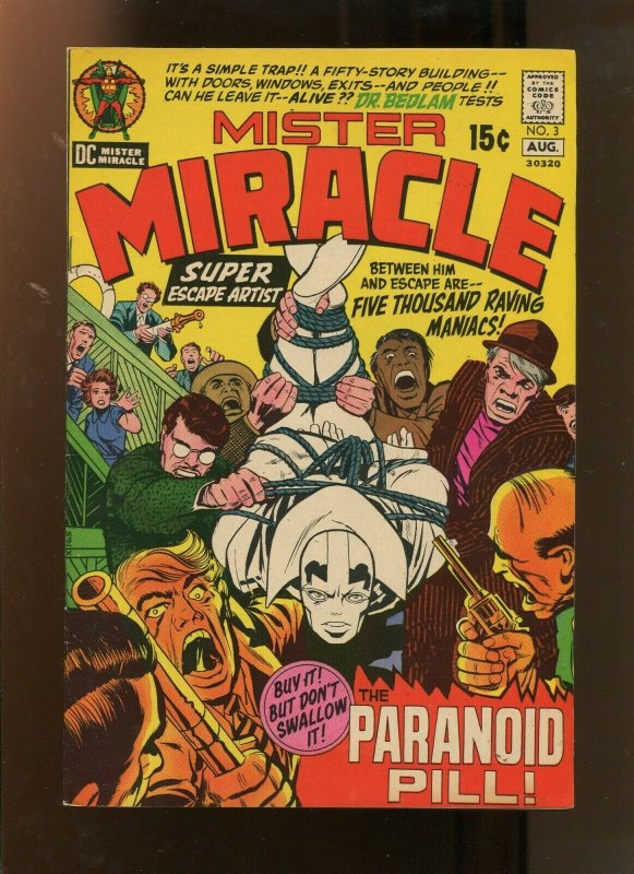 MISTER MIRACLE #3 (8.0) THE PARANOID PILL! 1971