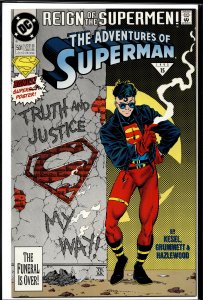 Adventures of Superman #501 (1993) Superboy