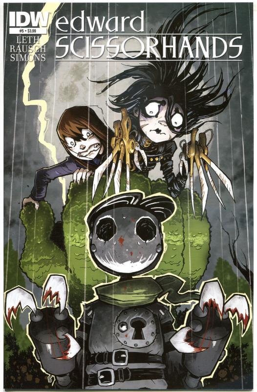 EDWARD SCISSORHANDS #5, NM, Drew Rausch, Kate Leth, 2014, more IDW in store