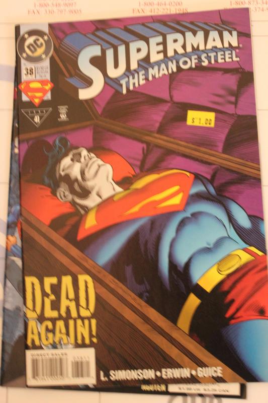 Superman the Man of Steel 38 NM