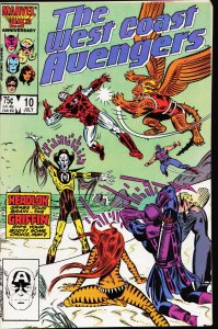 West Coast Avengers #10 (1986) West Coast Avengers / Avengers West Coast