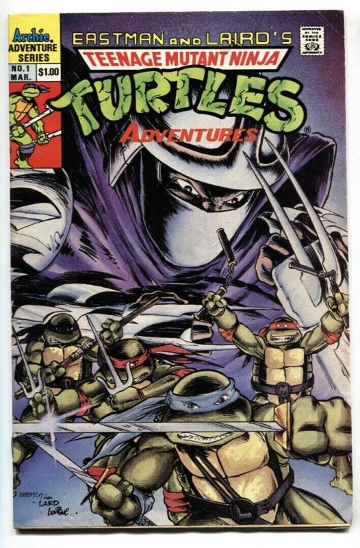 TEENAGE MUTANT NINJA TURTLES ADVENTURES #1 First ISSUE  1989