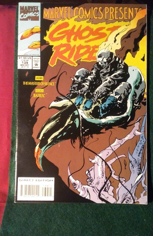 #139 (1993) Wolverine on one side Ghost Rider on the other.