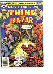 Marvel Two-In-One 16 G/VG  Ka-Zar