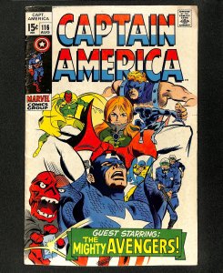 Captain America #116 Red Skull Avengers!