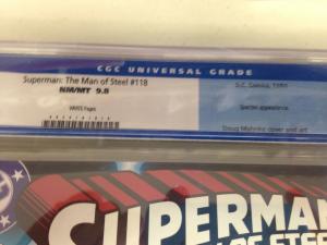 Superman: The Man of Steel 118 CGC 9.8 Old Label