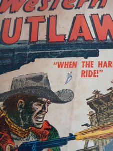 Western Outlaws #15 1956-Atla-Rustler's Moon by Angelo Torres-Stan Lee stor...