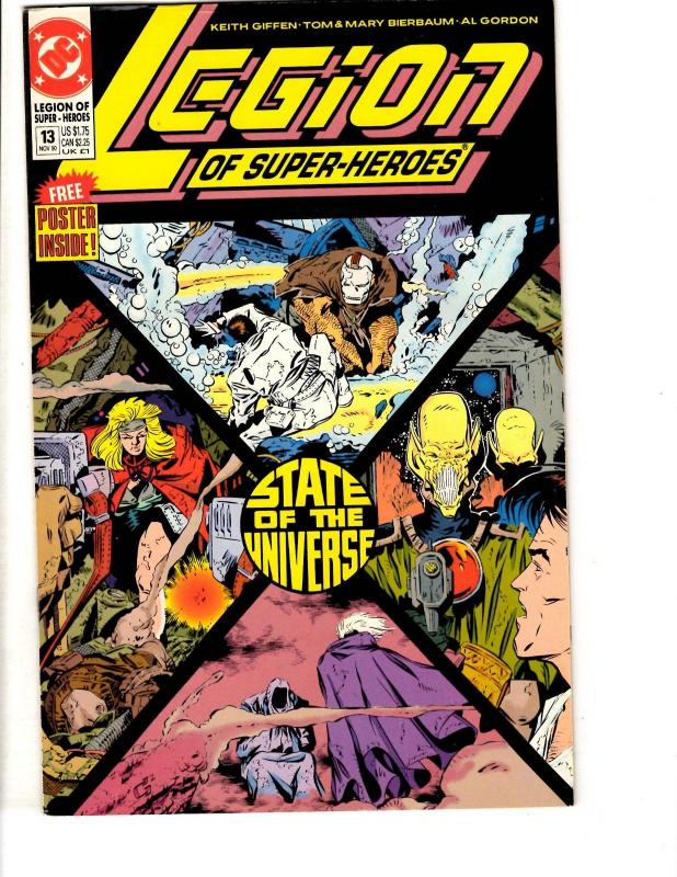 8 Legion Of Super-Heroes DC Comic Books # 13 15 14 16 17 18 19 20 RJ1