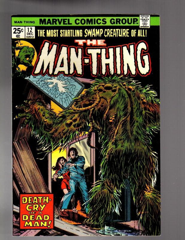 MAN THING (1974) 12 FINE MINUS Dec. 1974