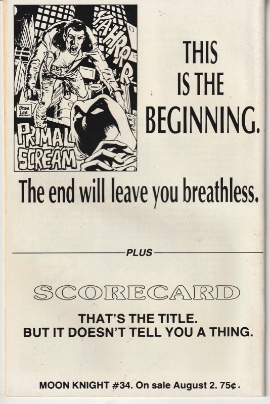 Moon Knight #33 (1983)
